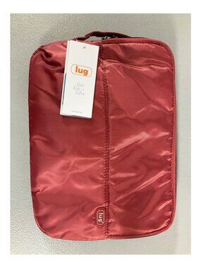 Lug Delta Padded Tablet Case 10.5'' with Zipper, Handle & Detachable Strap - Ros
